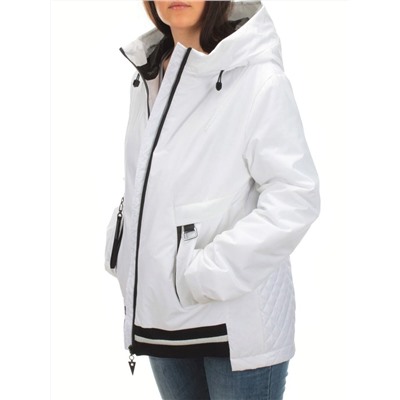H9270 WHITE Куртка демисезонная женская (100 гр. синтепон)