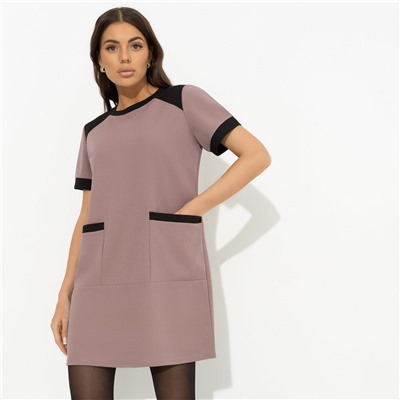 Платье из эластичной ткани, За день до отпуска (beige)