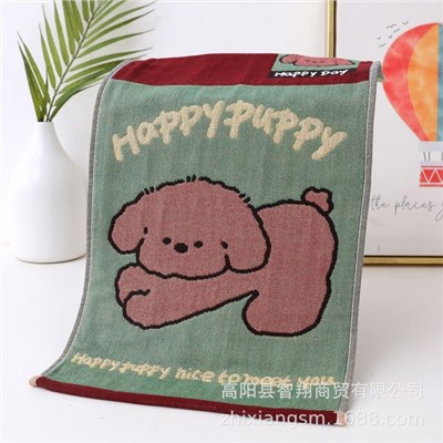 Gauze cartoon children's sweat towel, wholesale