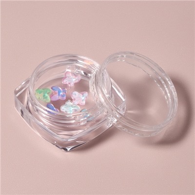 Фигурки для декора «Витражные бабочки», объёмные, разноцветные