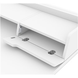 Стол рабочий SHT-TU10/TT31 120/65 ЛДСП
                        белый / белый шагрень