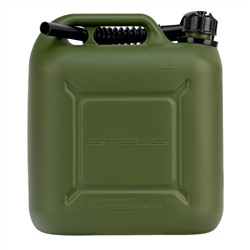 Канистра для ГСМ вертикальная 10 л, пластиковая, усиленная Stels