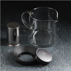 Заварочный чайник Magistro «Локи», 1 л, 17.5×13×12.5 см, металлическое сито, стекло