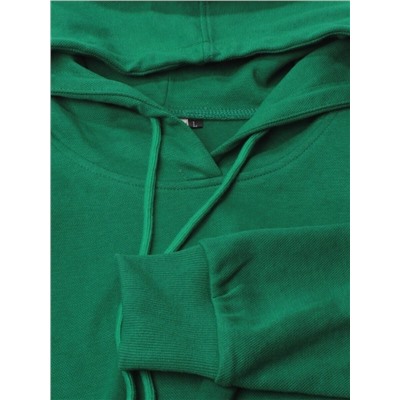 H108 GREEN Костюм спортивный женский (хлопок 90%, полиэстер 10%)