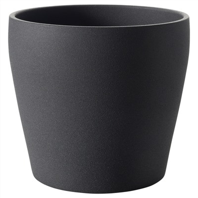 PERSILLADE, Übertopf, dunkelgrau,, 24 cm