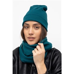Шапка 25-608L11 изумруд