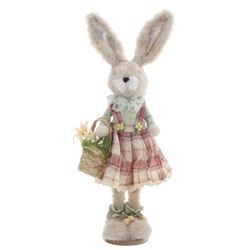 Фигурка декоративная "Зайка", L13 W10 H42 см