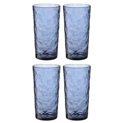 Набор стаканов из акрила Arctic, 540 мл, синий, 4 шт.