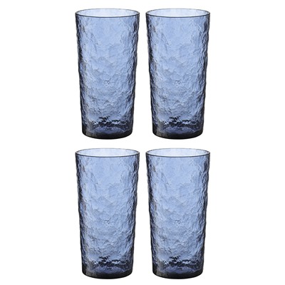 Набор стаканов из акрила Arctic, 540 мл, синий, 4 шт.