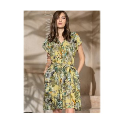 №1801 Платье пляжное "Safary" Mia-Amore Дроп виск