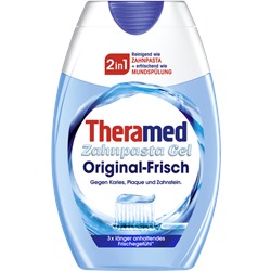 Theramed Zahnpasta Gel Original-Frisch 2in1, Терамед зубная паста-гель оригинальная 2в1, 75 мл
