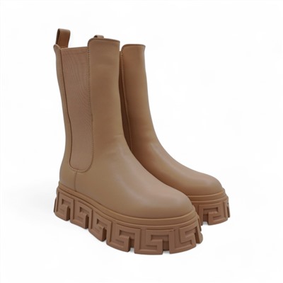 Сапоги Т3538-6А бежевые