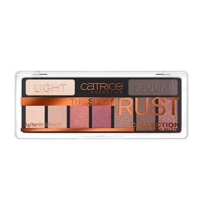 CATRICE Набор теней д/век 9в1 RUST 010 ягодные