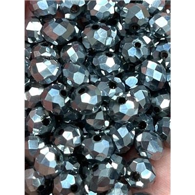 Хрустальные бусины для рукоделия 7 мм 101 шт