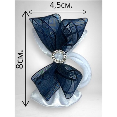 Бантик на эластичной резинке ажурный 1 шт Арт 239/4