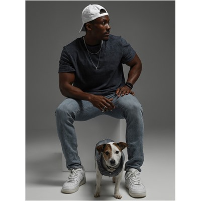 Футболка "Винтаж" синий  Мужская