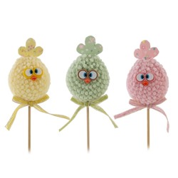 GAEM Изделие декоративное (вставка) "Яйцо" (блок 12 шт) (6*5*8), L6 W5 H25 см, 3в.