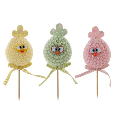 GAEM Изделие декоративное (вставка) "Яйцо" (блок 12 шт) (6*5*8), L6 W5 H25 см, 3в.