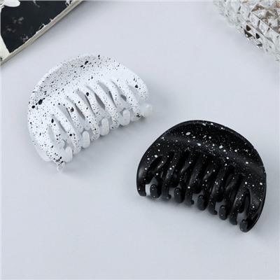 Крабик для волос «Флоранс», дуга классика, 6.5 см, МИКС