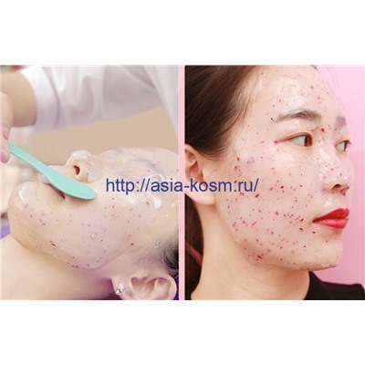 Альгинатная маска для лица Hudor с экстрактом киви-уход за жирной, проблемной кожей (02714)