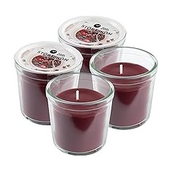 STÖRTSKÖN Свеча ароматическая Ягодный Duftkerze im Glas, Beeren/rot, 20 Std.