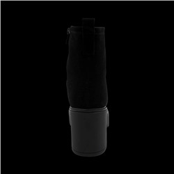 Ботинки из натуральной кожи на меху РМ-094-2 черные