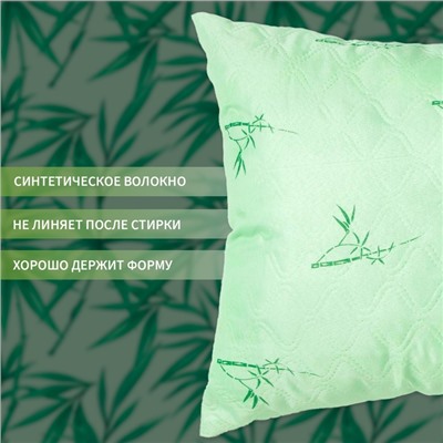 Подушка Экономь и Я 40×60 Бамбук чехол ультрастеп, цвет МИКС, п/э