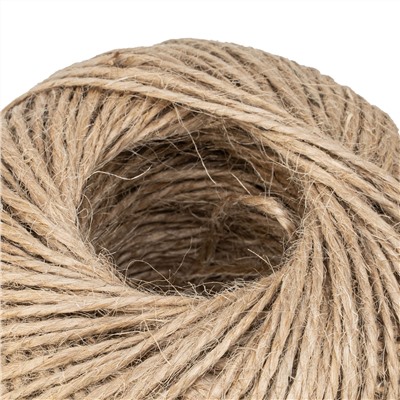 Шпагат джутовый, 1 мм, L 140 м, 2-ниточный, Сибртех