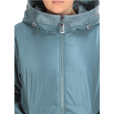 BM-15 GRAY/GREEN Куртка демисезонная женская (100 гр. синтепон)