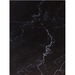 Блюдо с крышкой «Черный мрамор», 15 см, пластик