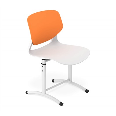 Стул Дельта SHT-S-TN29/5-7
                        д5-7 оранжевый / белый / белый муар