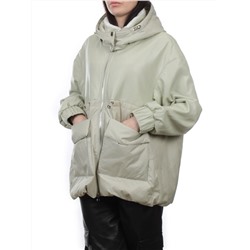 H24-210 LT. OLIVE Куртка демисезонная женская (100 гр. холлофайбер)