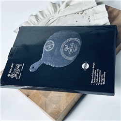 232-028 Сервировочная доска/блюдо 39см для сыра BLACKWOOD  в под.уп.(х16)Фарфор