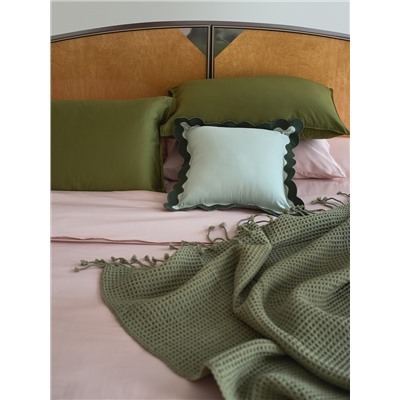 Комплект постельного белья из премиального сатина цвета пыльной розы из коллекции Essential, 150х200 см