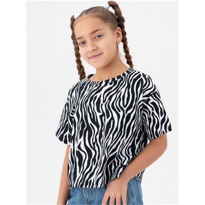 Футболка "Зебра" белый  детская