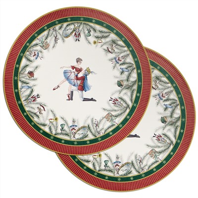 НАБОР ПОДСТАНОВОЧНЫХ САЛФЕТОК "ЩЕЛКУНЧИК" ИЗ 2 ШТ., ДИАМЕТР=38 СМ