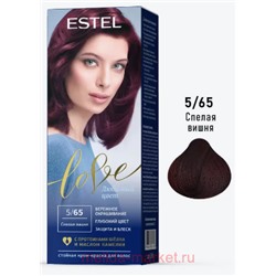 ESTEL Love Стойкая Крем-краска для волос тон 5/65 Спелая вишня