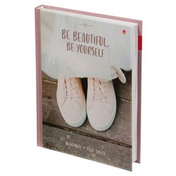 Престиж-блокнот А6 160л клетка "BE BEAUTIFUL" 3-160-002/37 Альт