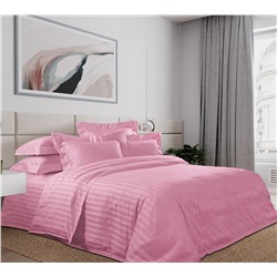 Ткань страйп-сатин / Розовый