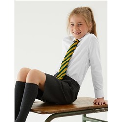 2pk Girls' Skinny Fit School Shirts (2-18 Yrs)