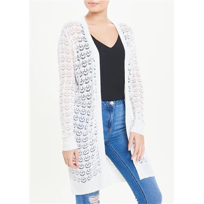 Pointelle Cardigan