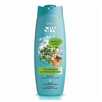 BITЭКС SPA THERM Гель для душа на Терм. Воде "ЭФФЕКТ БАНИ" 515 мл