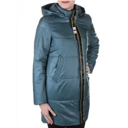B19108 GRAY/GREEN Пальто демисезонное женское Aikesdfrs