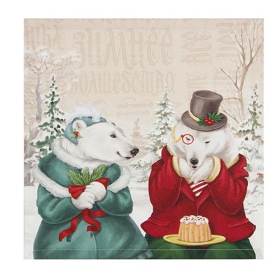 Набор сервировочных салфеток «Этель» Winter holidays, 40×40 см, 4 шт.