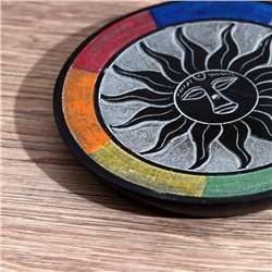 Подставка под благовония «Солнце», 10 см, камень