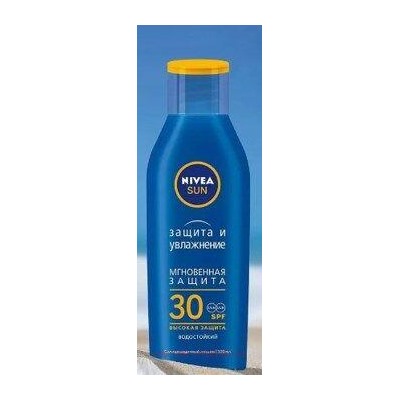 Nivea Лосьон солнцезащитный Защита и увлажнение SPF 30 100 мл