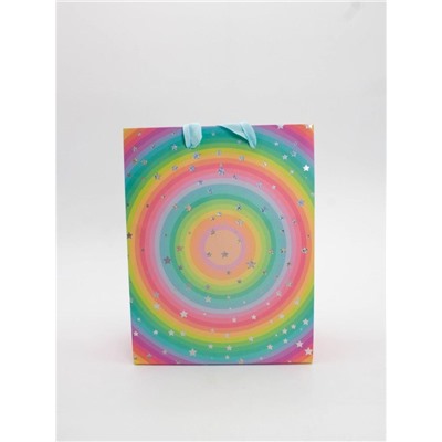 Пакет подарочный «Rainbow Gift», circle (18*23*10)