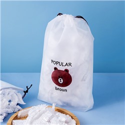 Пищевые пакеты на резинке для хранения продуктов, 80 шт