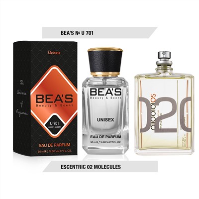 Beas U701 Escentric Molecules Escentric 02 edp 50 ml, Парфюм унисекс Beas U701 создан по мотивам аромата Escentric Molecules Escentric 02