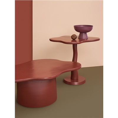 Столик приставной Fluid, 56х49 см, сепия